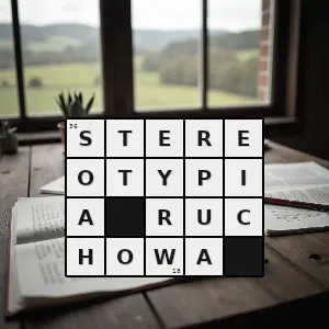 Hasło krzyżówkowe po turańsku - stereotypia ruchowa – rozwiązanie, synonimy, podpowiedzi i definicje krzyżówkowe